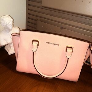 Michael Kors Soft Pink Satchel Bag